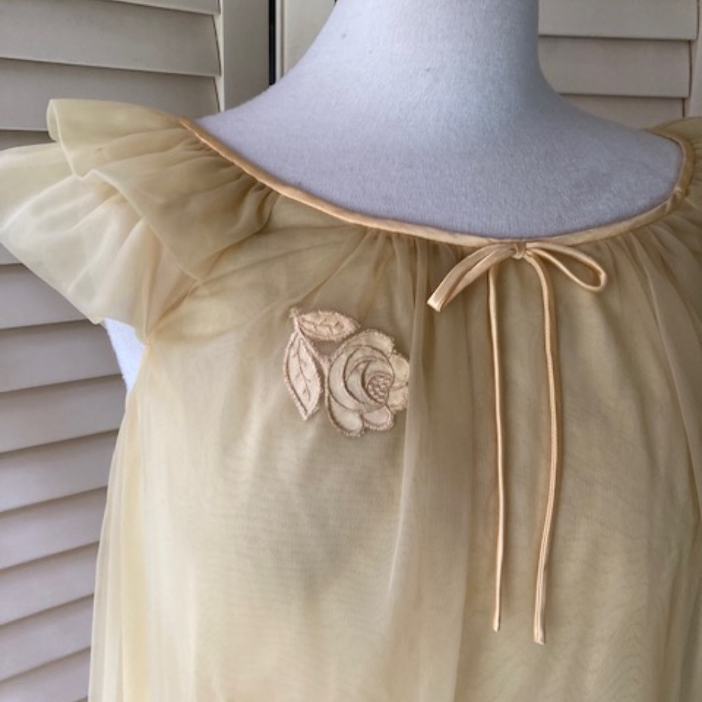 Vintage Gossard Artemus Chiffon Nightgown - Picture 2 of 12